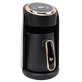Fabater Cafe Turca, 600 W Máquina de café Turco/Griego de 600W, 4 Tazas de Capacidad, Gusto Perfectamente en 5 Minutos, Olla Eléctrica para la Oficina en Casa