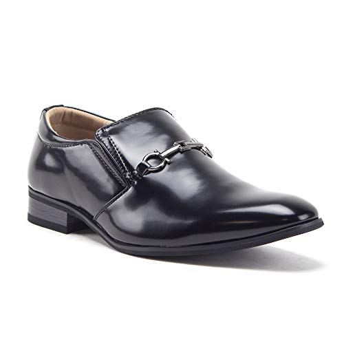 Men's 99344 Classic Square Toe Slip On Loafers Casual Dress Shoes
