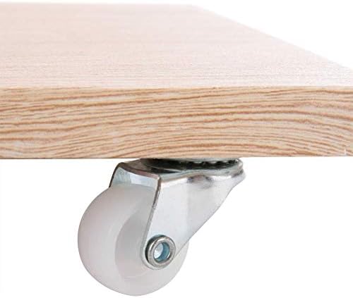4 x Vollgummi Möbel Lenkrolle 30 mm Mini Parkett Laminat Lauf Rollen 20 KG eBa