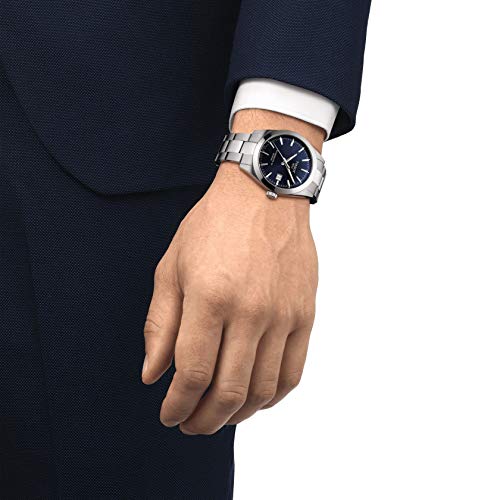 Tissot Gentleman Men's Powermatic 80 Automatic Stainless Steel Watch, Blue Dial, 40mm (T1274071104100) by Tissot - Image 6