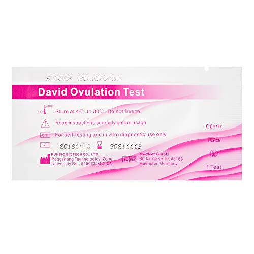 50 x David Ovulationstest Streifen 20 miu/ml LH ovulation test