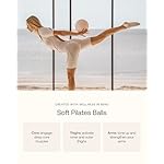 BetterMe Soft Pilates Ball – 8 Inch Mini Exercise Ball for Pilates, Yoga & Core Training – Small Stability Ball for Women – Portable Workout Tool - Image 4