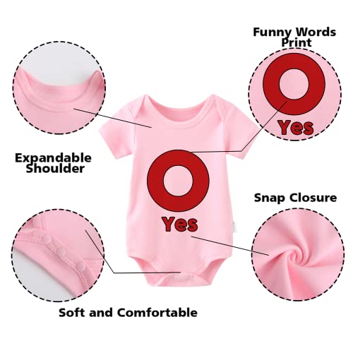 YSCULBUTOL Baby Triplets Bodysuits Omg Cute Outfit Infant Triplets Funny Hat bodysuit Set2