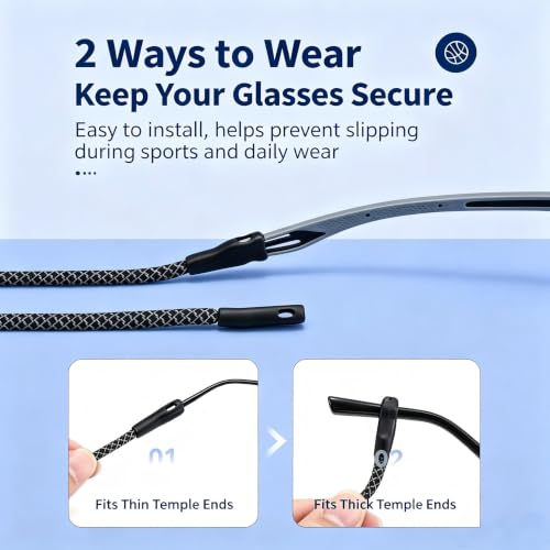 Image of 3tyto Glasses Strap, Sunglasses Strap for Men Women, 5 Pcs Eyeglasses Strap