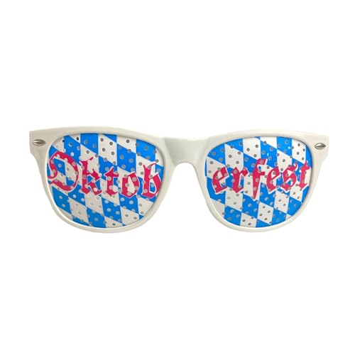 BF Souvenirs original Münchner Oktoberfest Sonnebrillen Party Brille OKTOBERFEST - lizenzierter Artikel der Stadt München - Volksfest bayerische Party Herbstfest Fasching Karneval Partybrille