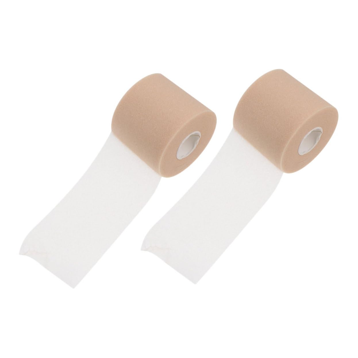 MOLUCKFU 3sets Sports Tape Wrap Body Tape Gray Tacky for Ankle Wrist Knee Pre-wrap Sports Bandage Sponge Yellow or Gray 2rolls*3