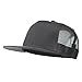 Otto Caps5 Panel Prostyle Trucker Caps - Charcoal Grey OSFM
