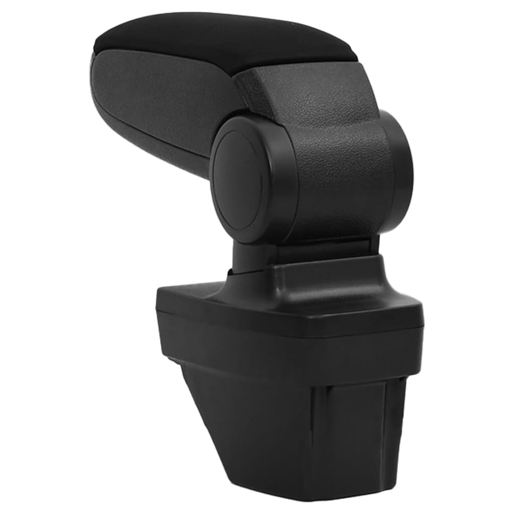 Accoudoir de voiture noir en ABS 15 x 35 x 33 à 49,5 cm avec compartiment de rangement réglable en hauteur pour Renault Clio LHD MK5 à partir de 2019 pour un confort ergonomique à l'intérieur