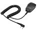 Compact Speaker Mic with Kevlar Reinforced Cable for Baofeng Radio BF-F8HP BF-F9 UV-82 UV-82HP UV-82C UV-5R UV-5R5 UV-5RA UV-5RE UV-5X3 V2+ and TYT Wouxun Kenwood Radio, Shoulder Speaker Microphone