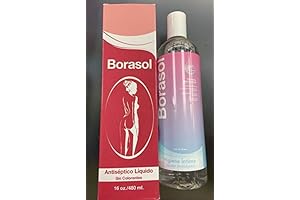 BORASOL Antiseptic Feminine Wash 16 oz (1 Bottle)