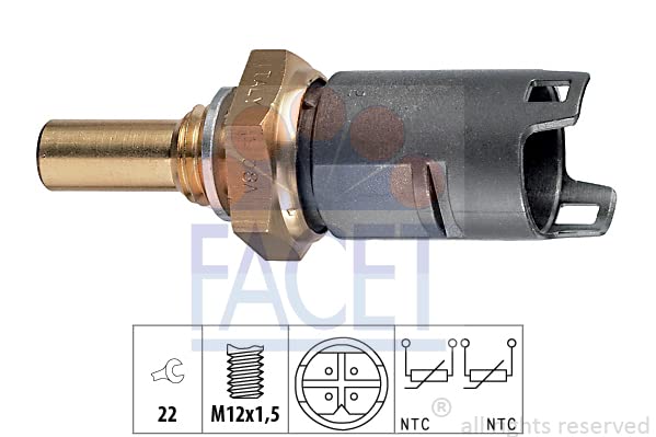 FACET Sensore Temperatura Refrigerante 7.3274. Compatibile Con BMW Serie 3, X5, Z3 E Land Rover Range Rover III