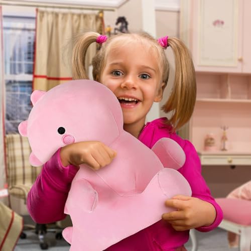 Ditucu Cute Dinosaur Stuffed Animals Toys Plush Dolls Soft Dino Plushie Birthday Gifts for Kids Girls Boys Pink 24 inch 6 41RIAq0QClL. AC
