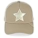 VINTAGE HAVANA Trucker Hats Women | Mesh Adjustable Snapback Hat | Men & Women Cute Trendy Fashion Baseball Cap One Size Khaki/Washed Gold