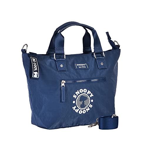 Bolsa Tiracolo Tote Bag Azul Snoopy