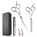 Produktbild Besroy Friseurscheren-Set, professionelles Friseurscheren-Set mit Schneidschere, Kamm, Clips, professioneller Friseursalon/Heimscheren-Set für Männer und Frauen