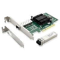 10Gtek 10Gb PCI-E NIC Network Card, Dual Copper RJ45 Port, with