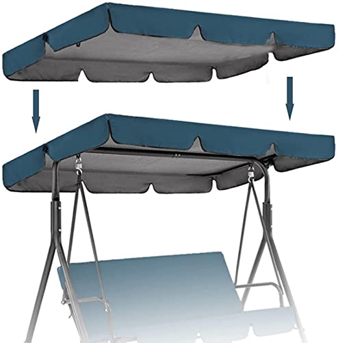 Auvent de rechange imperméable pour toit de balançoire de jardin Hollywood 164 x 114 x 15 cm, parfait pour cour, terrasse et café