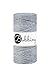 Produktbild Bobbiny Makramee Kordel 3mm - 100m Wahl (Silber)