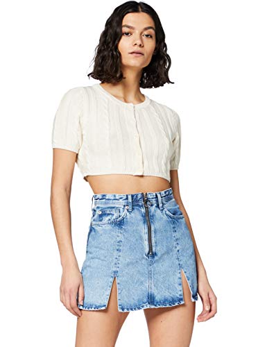 Pepe Jeans Doris Chaqueta Punto, Beige (Natural 816), Large para Mujer