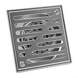 Accès facile à l'entretien : doté d'un couvercle en acier amovible, ce drain permet un nettoyage simple ; il suffit de soulever le couvercle pour accéder et entretenir l'intérieur avec facilité.