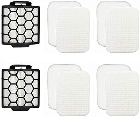 Colorfullife Filters for Shark Navigator Zero-M Self-Cleaning Brushroll Pet Pro ZU60 ZU62 ZU62C and Navigator Pet Plus NV150 NV151 NV251 NV255 Upright Vacuum, Replacement Parts 1238FT60 & 1239FT60