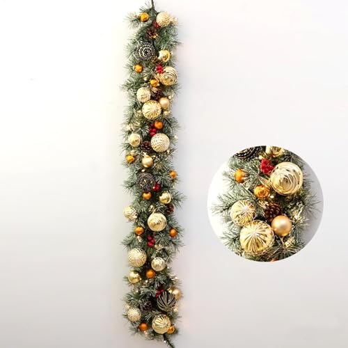 Guirlande de Noël extérieure étanche à piles sans branchement électrique