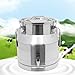 20L/5.28Gallon Stainless Steel Milk Can with Faucet, Heavy Duty Milk Jug Milk Bucket Wine Pail Bucket Bottle Liquid Container Storage Milk Container for Grain Wine Liquid,Stainless Steel Sealed Tank