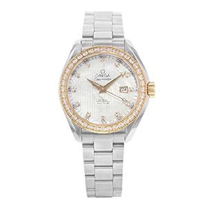 Omega Seamaster Aqua Terra Automatic Mother of Pearl Dial Ladies Watch 23125342055004