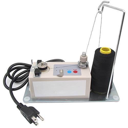 CKPSMS Brand -110V Automatic Bobbin Winder&Thread Stand Fit 1/4(6mm) Center Hole Bobbins (KP-SBW01 American Plug 110V)
