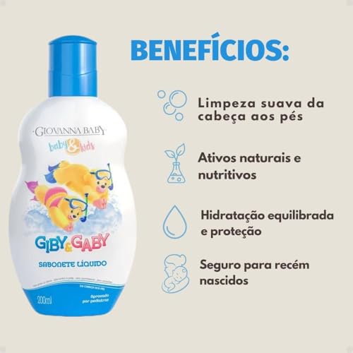 Giby Sabonete Líquido 200Ml Azul glide