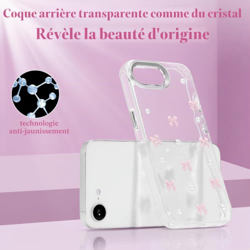Coque iPhone 16e durable anti-jaunissement protégeant des chocs et rayures - 5