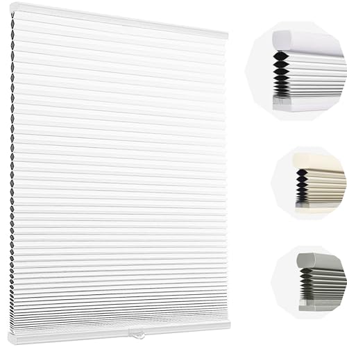 Flamax Blackout Cordless Cellular Shades, Cordless Cellular Blinds, Honeycomb Blinds For Windows, Windows Blinds, Window Shades, Room Darkening Shades, Honeycomb Shades,Blackout Shades,Cordless Blinds