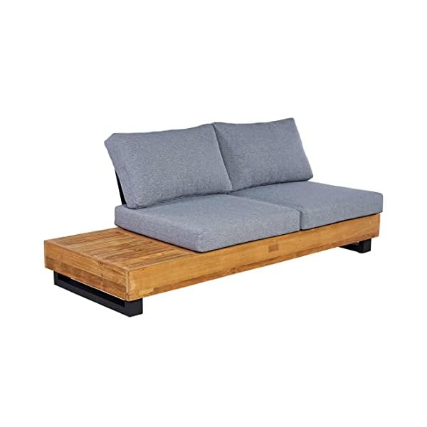 OUTLIV. Madrid Loungeset Recyceltes Teakholz Grau