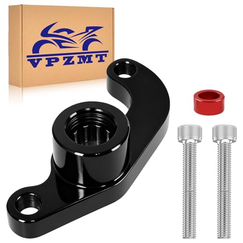 VPZMT Shifting Gear Stabilizer Shift Support Plate for Kawasaki Z900/Z900RS 2018-2025 Models, Black CNC Aluminium Metal