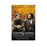 Good Will Hunting 1997 Movie Poster Canvas Art Posters for Room Aesthetic And Wall Art Picture Living Room Decor Poster 08x12inch(20x30cm) Unframe-style