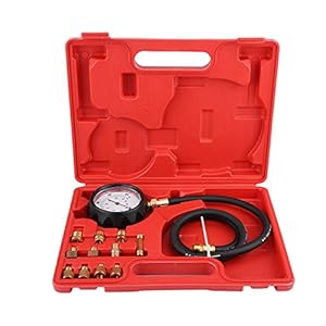 BiuZi Brandstofdruktester, 1Pc TU-11A automatische versnellingsbak motorolie Feul druktester manometer kit 0-500psi (0…