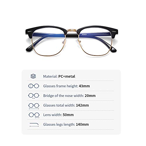 KKmoon A05-1-6623 Óculos anti-raio azul à prova de fadiga Óculos protetores de olhos confortáveis ​​