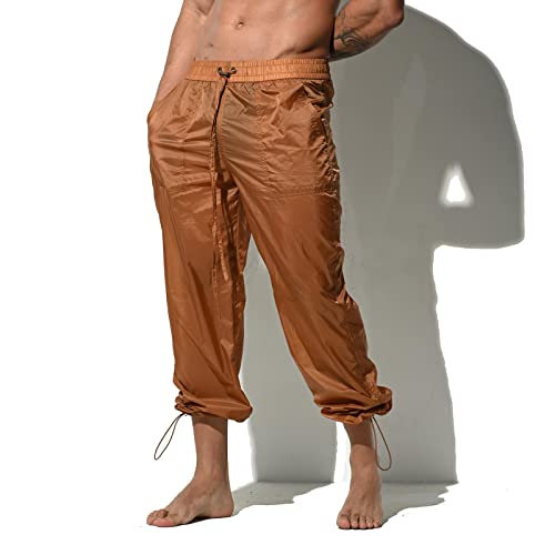 Men's Lightweight Translucency Solid Beach Pants UV Blocking B11292