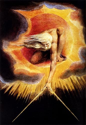 Peinture Poster Impression Tableaux l'Omnipotent Blake 60x90
