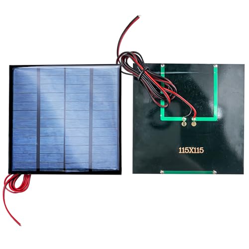 Mini Solar Panels, Solar Panel Cell Power Module, Photovoltaic Solar Cells Kit for DIY Solar Materials (2)