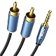 Cinch-Kabel 3,5mm Klinke auf 2x RCA Chinch Stecker