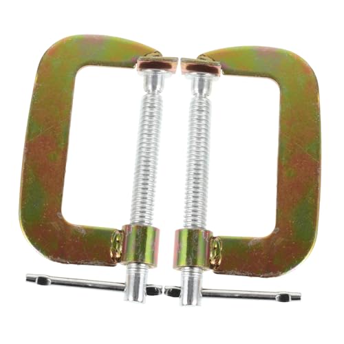 SEWOART 2pcs G Clamp Woodworking G Clamp Fence Clamps for Woodworking G Clamps Heavy Duty Metalwork Steel
