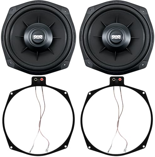 Earthquake Sound X84SWS 8-inch Shallow Woofer System Under-the-Seat Subwoofers with Gaskets, 4-Ohm (Pair) by EARTHQUAKE - Used condition - US$226.45