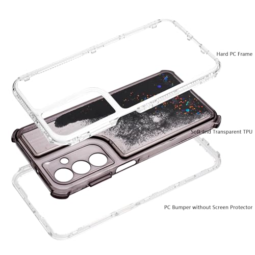 Designed for Galaxy A16 5G Phone Case with Liquid Glitter, 3-in-1 Military-Grade Protection & Sparkling Quicksand Design, Clear Anti-Yellowing Bling Samsung A16 5G Phone Case for Women 6.5” - image 6