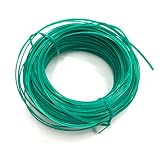 Reutilizable Sanfor Alambre para cierre (TWIST TIE)  Press Cut para Cortar Fácilmente  30 Metros  Cerrar Bolsas, Cables, Jardinería, Costura y Manualidades  Color Verde, Mediano