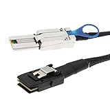 TISHITA 外部ミニSAS 26P SFF-8088から内部ミニSAS 36P SFF-8087ケーブル - 2M