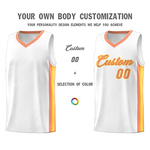 KXK Personalized Your Own Basketball Jersey Sports Shirt Printed Custom Team Name Number Logo for Men Youth