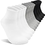 UoUoUosocks 6 Pairs Athletic Socks for Men/Women 5-9, mixd