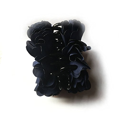 Pinza para cabello Flower Fabrics (D05) (Azul Oscuro) miniatura 2