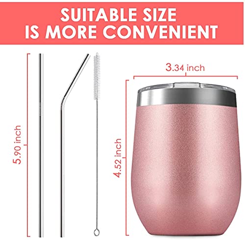 Deitybless Funny Thank You Gifts - Thank You For Being Awesome - Friendship, Birthday Or Appreciation Gift For Women, Teacher, Wife, Mom, Sister, Best Friends, Coworkers - Stainless Steel Wine Tumbler #TOP1